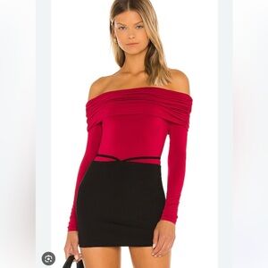 Lovers and Friends Fatima bodysuit red